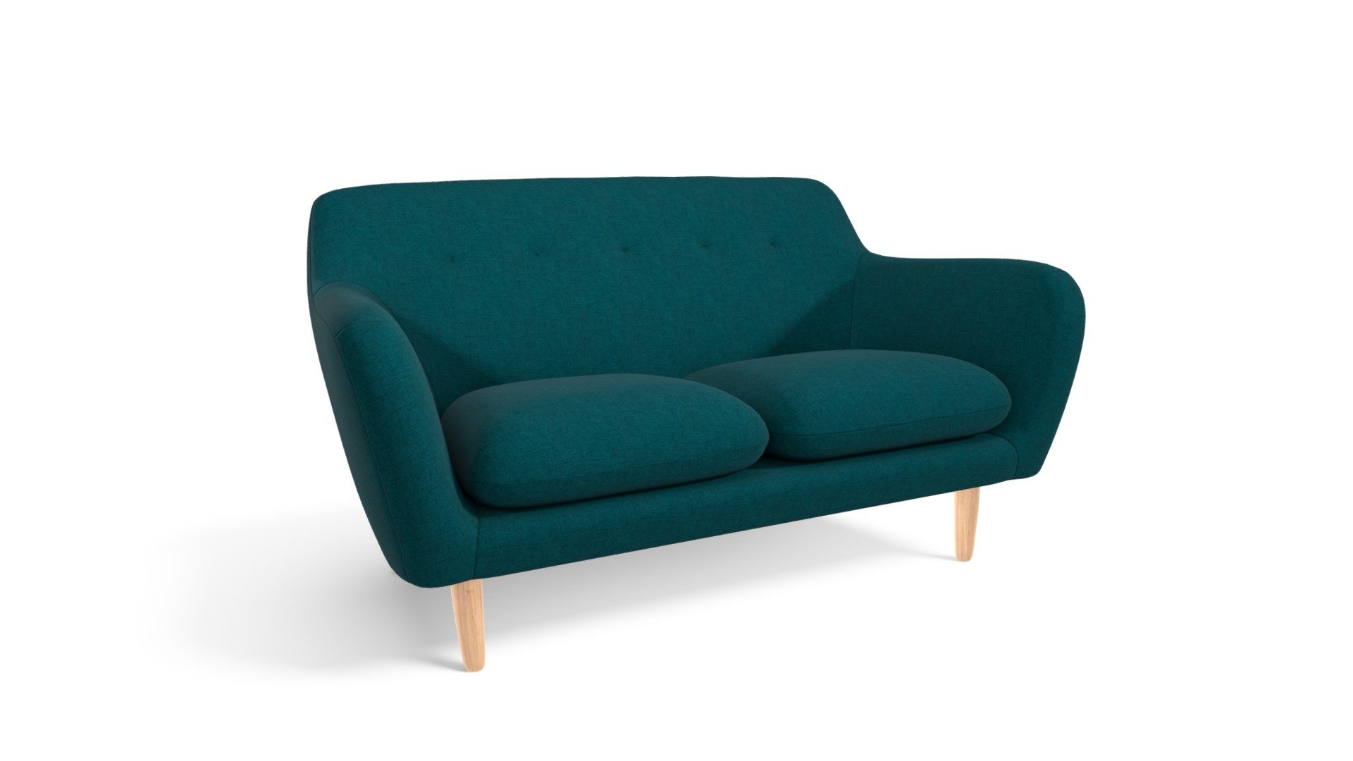 Dylan 2 Seater Sofa, Mineral Blue