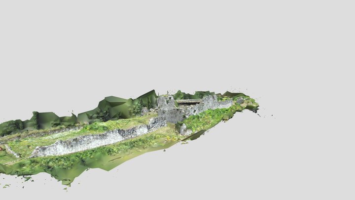 Castello di Civita di Bojano 3D Model
