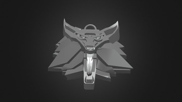 Witcher medallion (ver 1) 3D Model