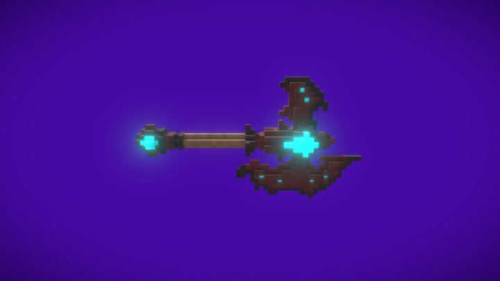Diamond axe 3D Model