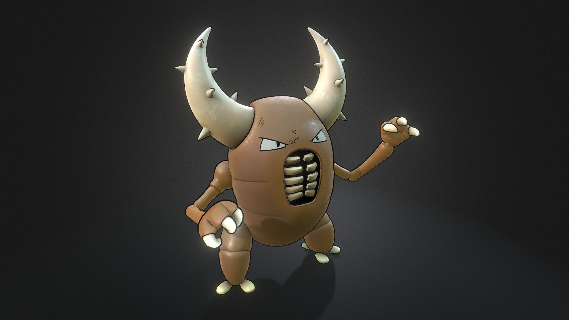 Hitmonlee 3D models - Sketchfab