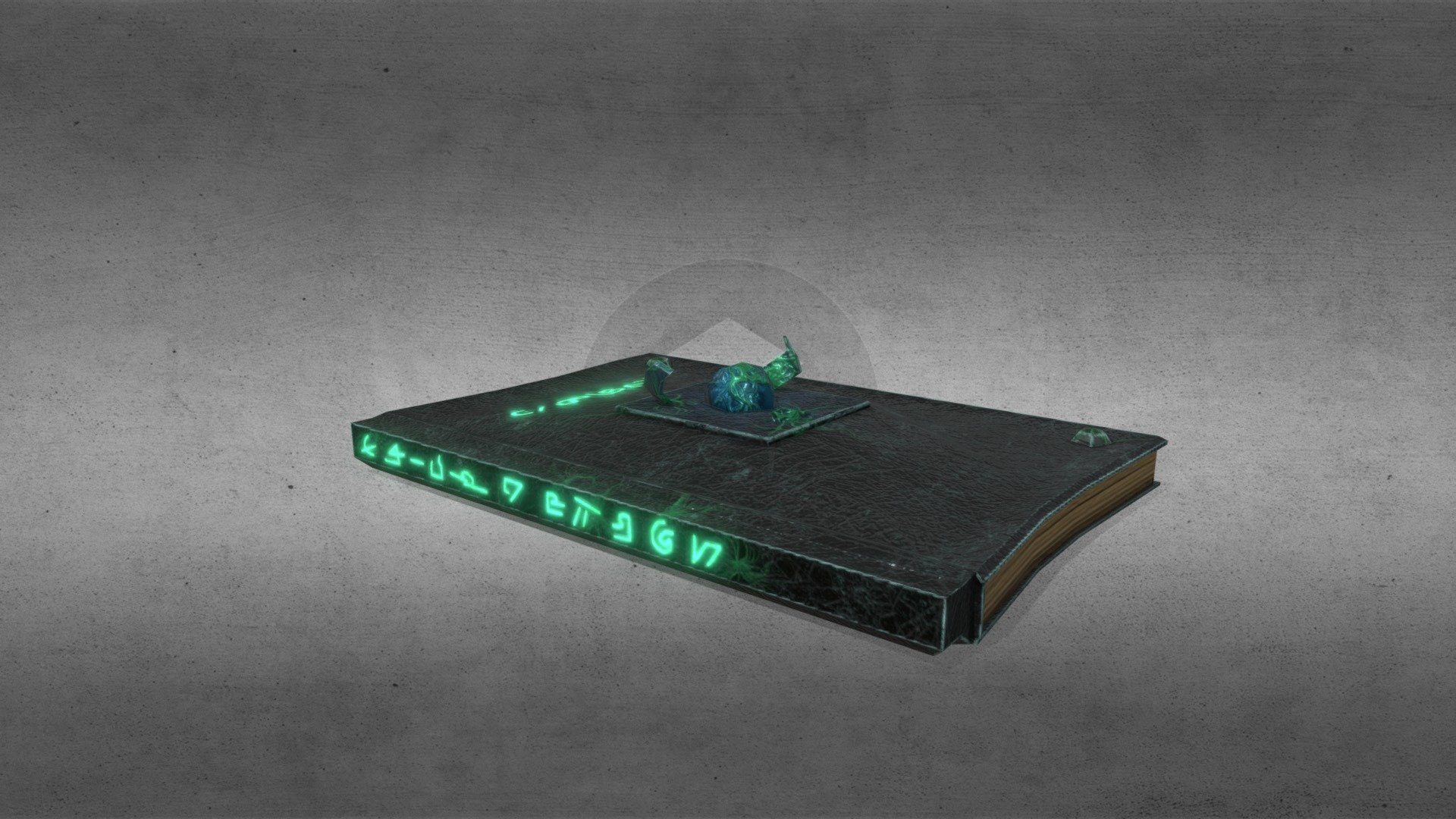 Spell Book - 3D model by Joshua Fox (@Fox.joshua) [2c4a4c7] - Sketchfab