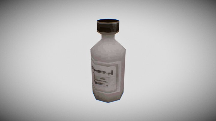 Silent Hill 1 Meshes - Disinfecting Alcohol 3D Model