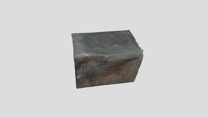 waste metal oil tin can 3D Model