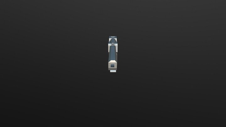 R7 MK2 9mm Pistol 3D Model