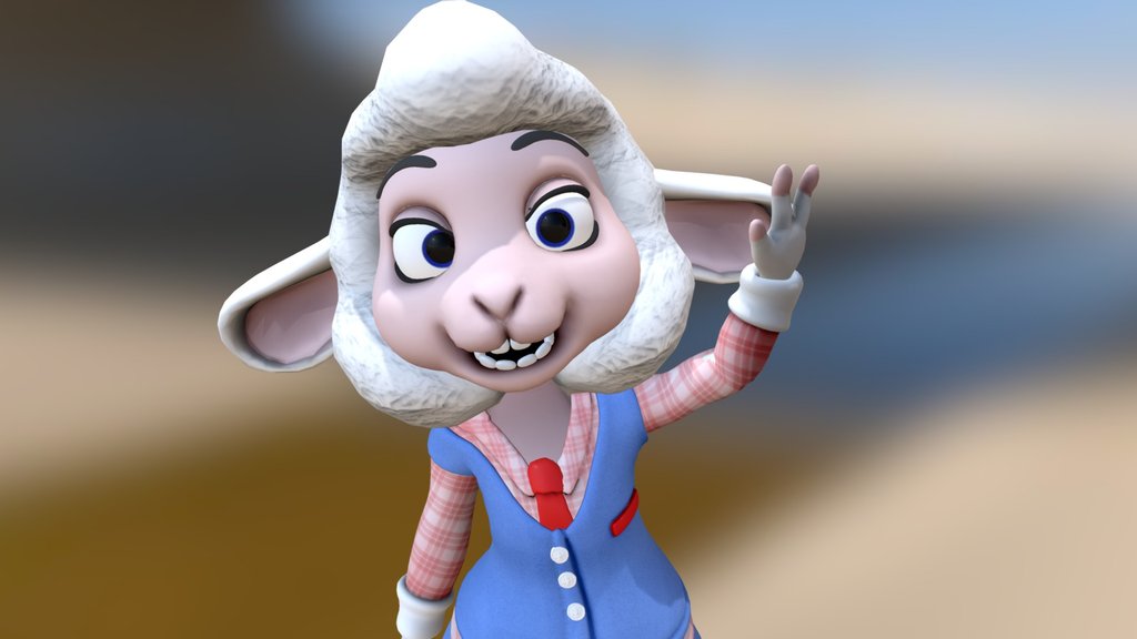 Tour guide ms.lamb chop