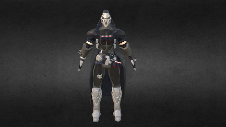 Reaper Overwatch fan art 3D Model