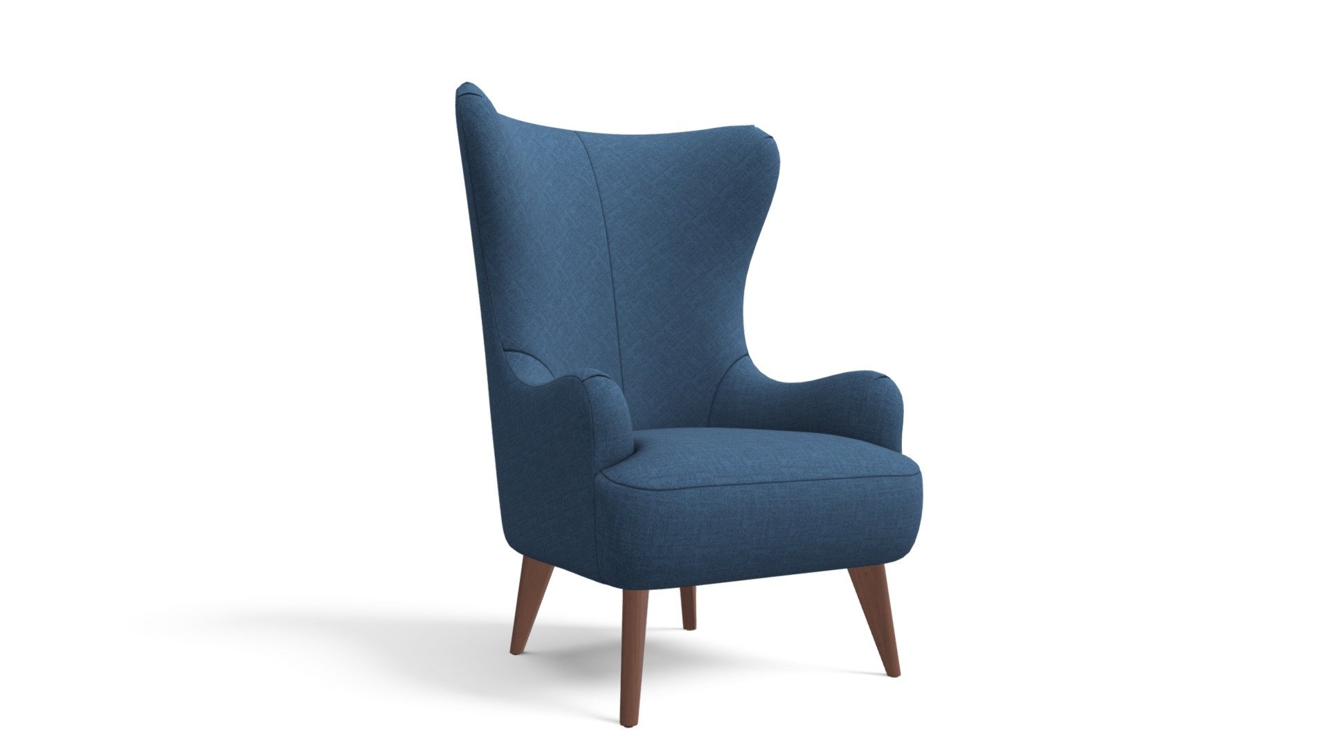 Bodil Chair, Thames Blue Download Free 3D model by (madeit) [2c4ced7] Sketchfab