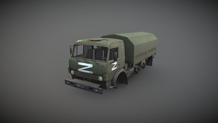 KamAZ 5350 3D Model