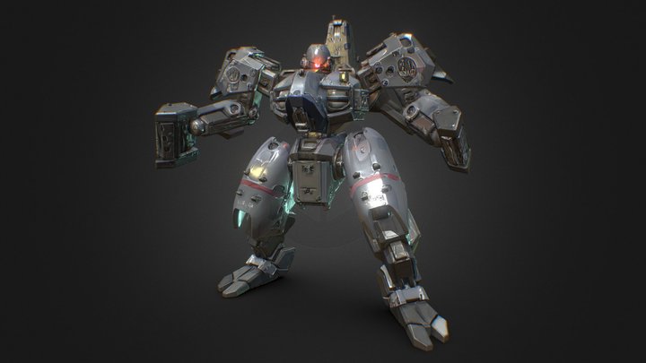 Front Mission 4 Wanzer - Stork Mk.IV 3D Model