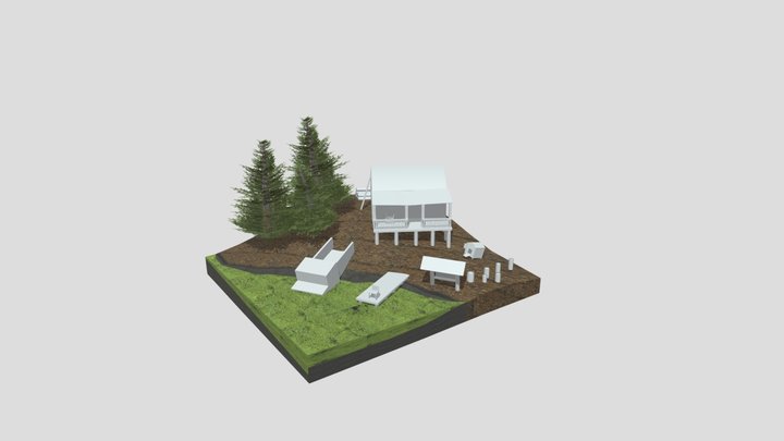 forest loner examen 3D 3D Model