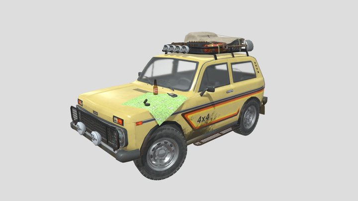 Lada NIVA (1600) 3D Model