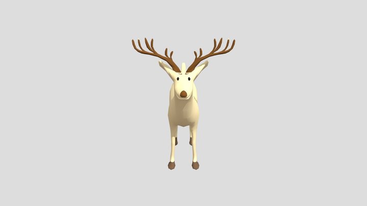 65114084_ Deer 3D Model