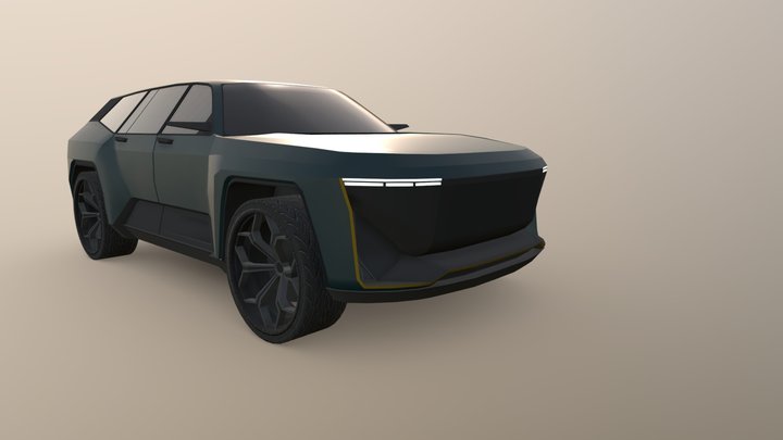 CAR LOWPOLY_001 "RELIQUIEN TERRAN" 3D Model