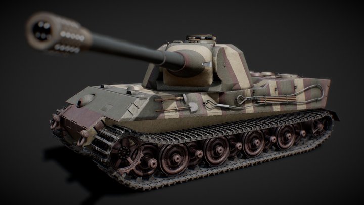 Panzer VII Lowe - German Heavy Tank 3D Model