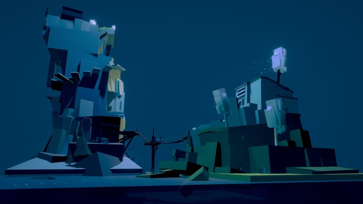 Diorama Game 3D Model