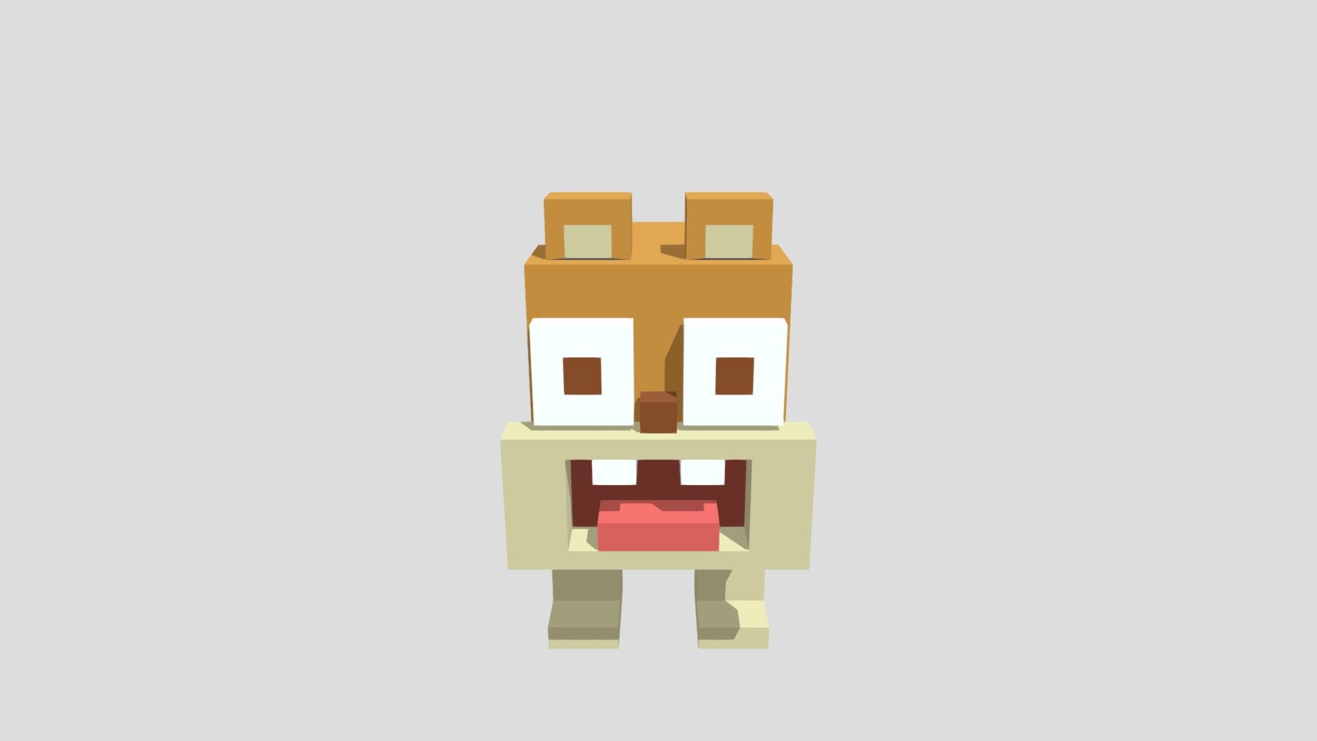 Tabby Cat Crossy Road Download Free 3D model by Daniel Martinez (TRAIN) (danielmartinez98