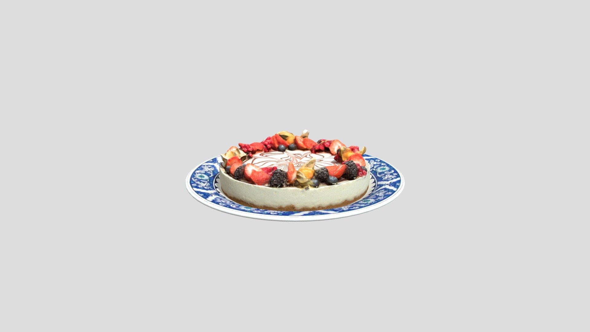Fruit Cream Cake
