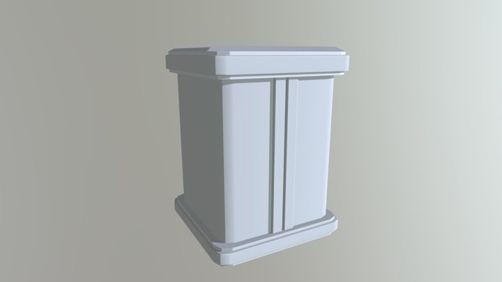 Sci-fi Container 3D Model