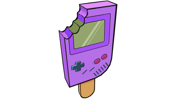 Game boy icecream 3D Model