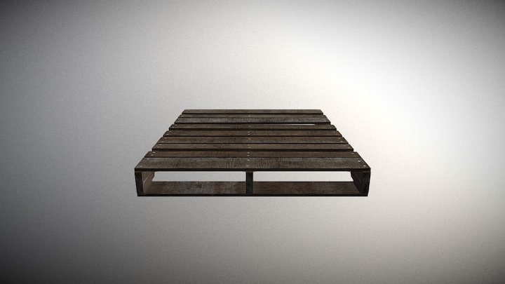 Pallet Flat 3D Model