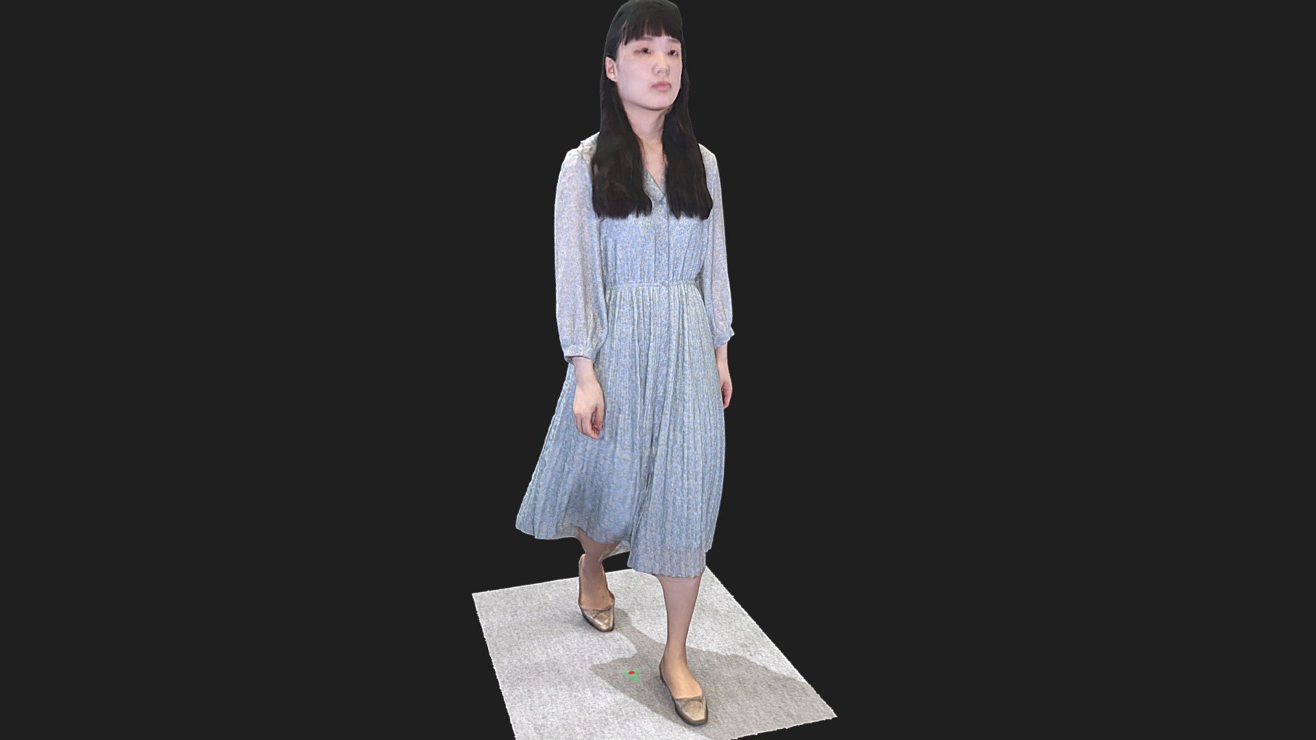 Walking girl - 3D model by yoshioka4D [2c58480] - Sketchfab