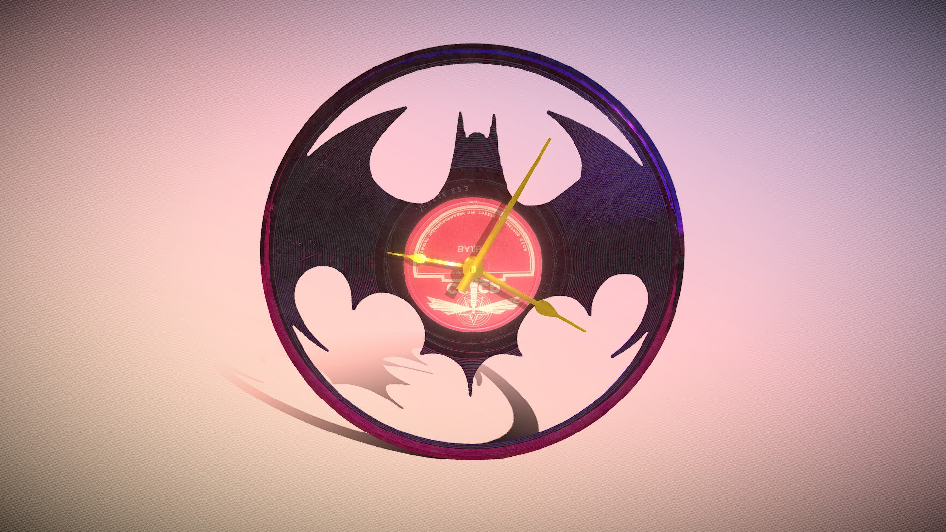 Clock Vinyl Batman