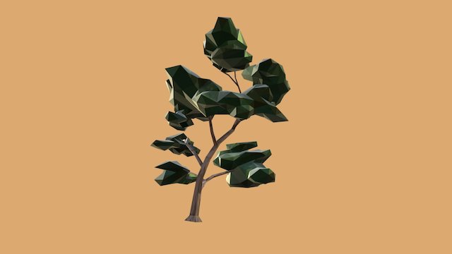 Cypress Tree - Low Poly – Modelo 3D gratuito STL