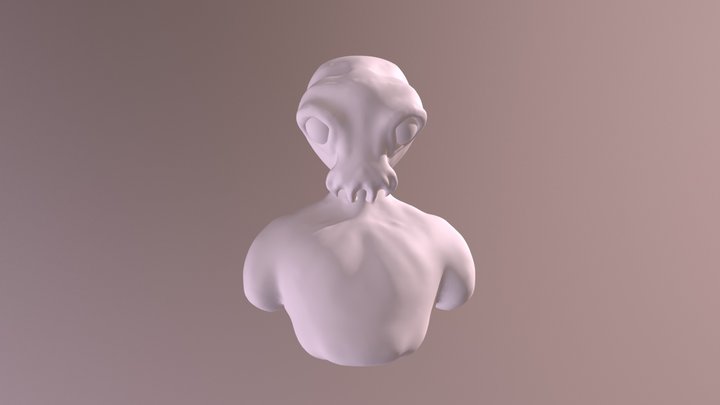 Squid Man 3D Model