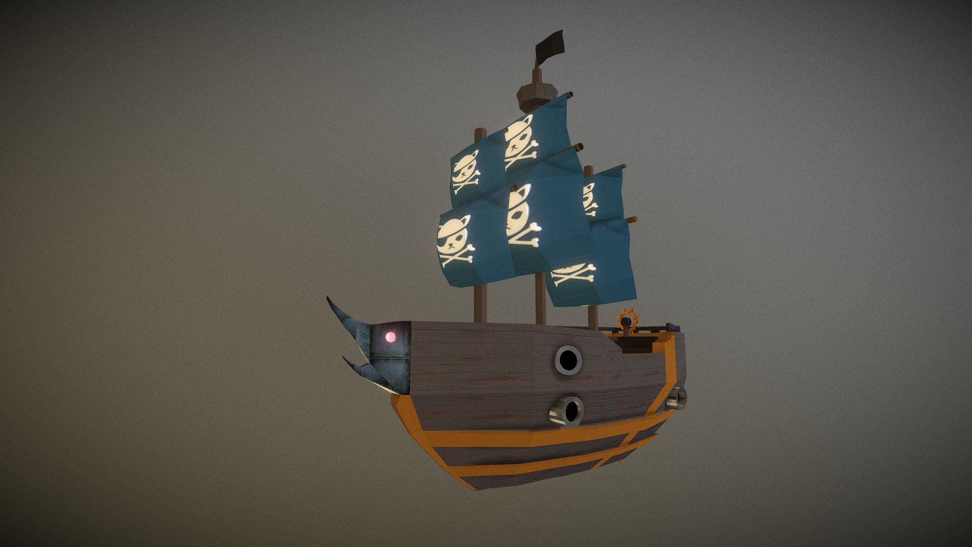 Pirate Ship Cat