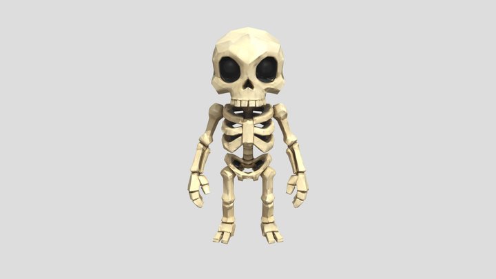 Plush Skeleton Pal 3D Model