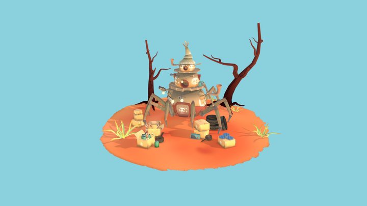 DAE_Bazaar_JunkShop 3D Model