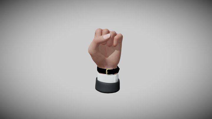 Realistic Woman VR hand 3D Model