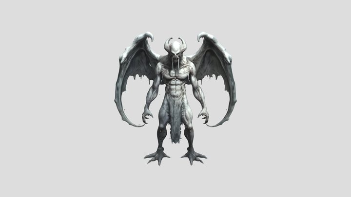 Demonic Guardian 3D Model