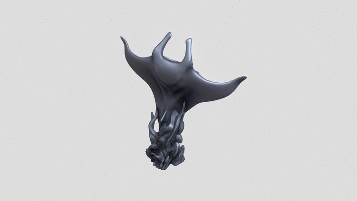 MANTA RAY SCULPTURE 3D Model