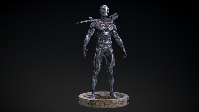cyborg 0Z3.1 3D Model