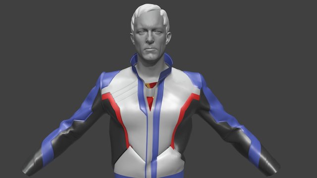 [PTA]Soldier76_Character_(R)_Grayshade_v02 3D Model