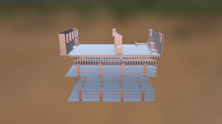 Bunker_Post_Apocalyptic_Progress 3D Model