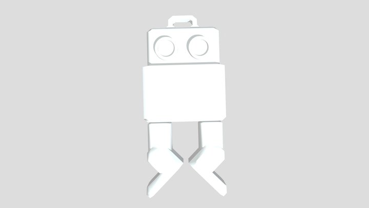 Otto DIY Keyring 3D Model