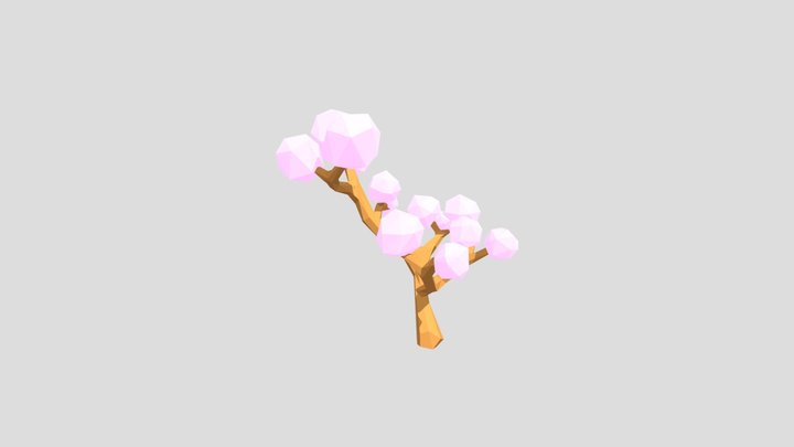 Low Poly tree v1 3D Model