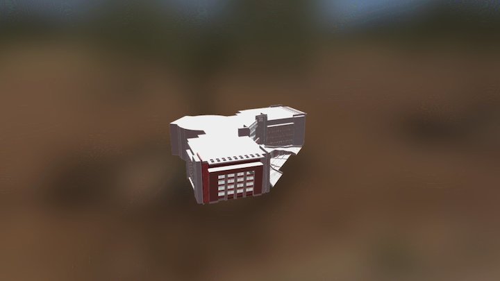 图书馆（细） 3D Model