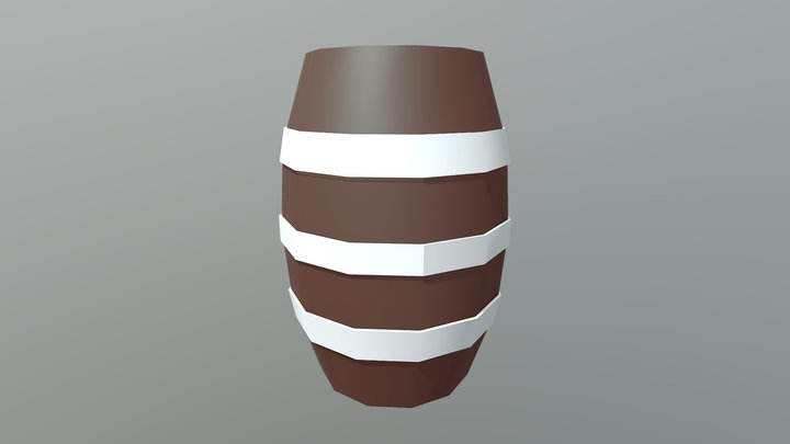 Basic Barrel 3D Model
