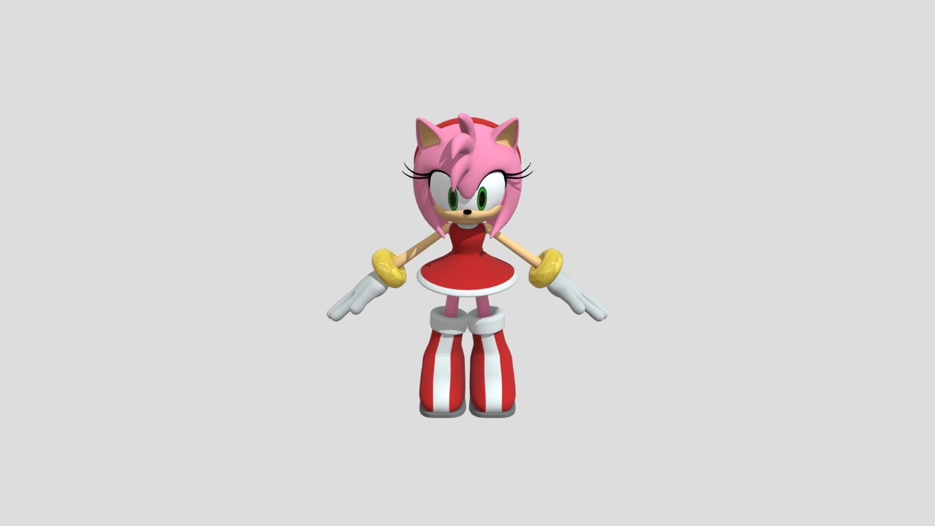 Sonic The Hedgehog - Amy Rose - Download Free 3D model by marwanabkhoh ...
