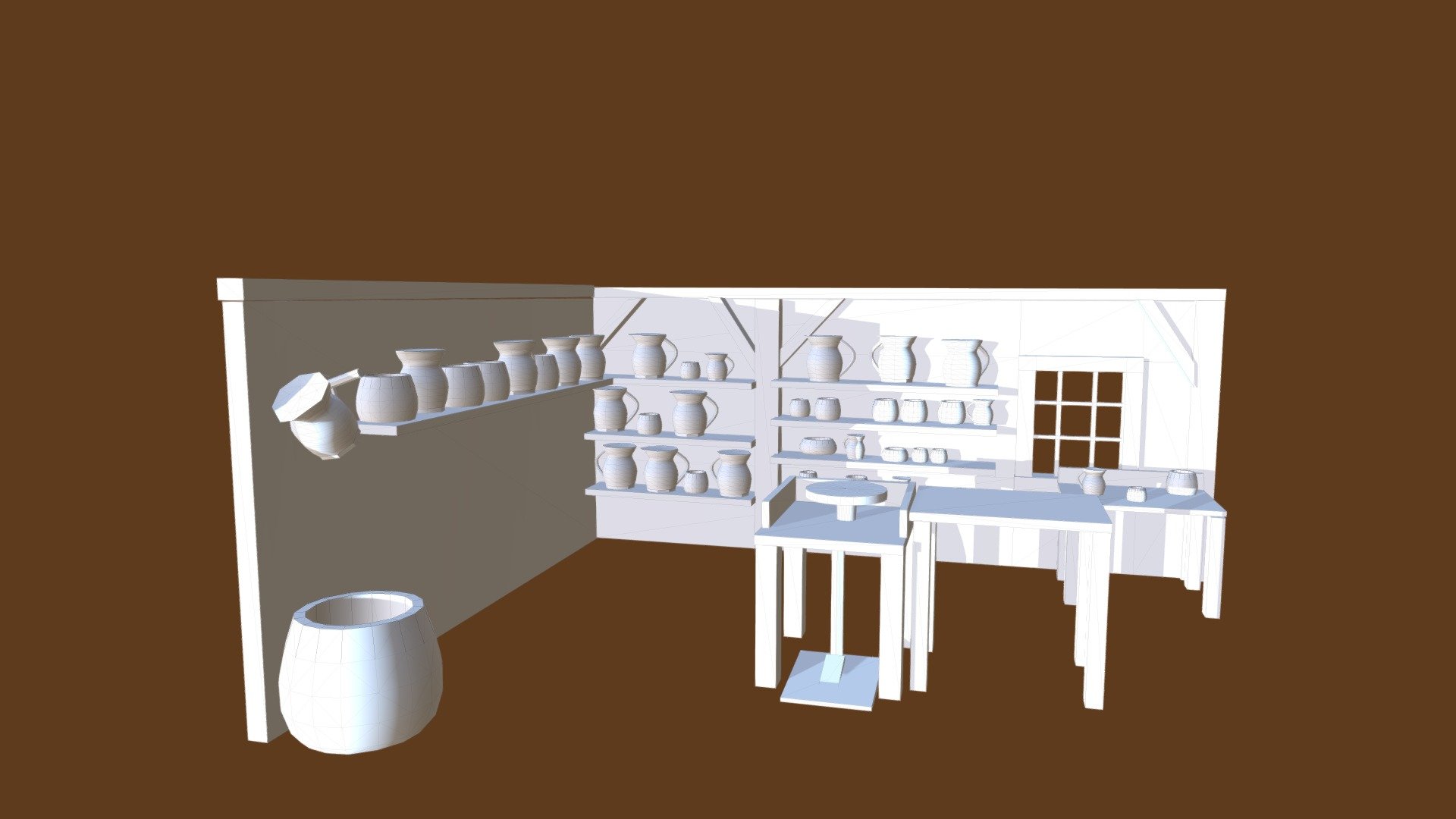 1800s Pottery Barn - 3D model by Jennysuevalentine [2c636a4] - Sketchfab