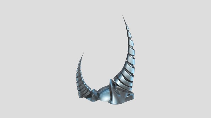 Twin Spiral Spires 3D Model