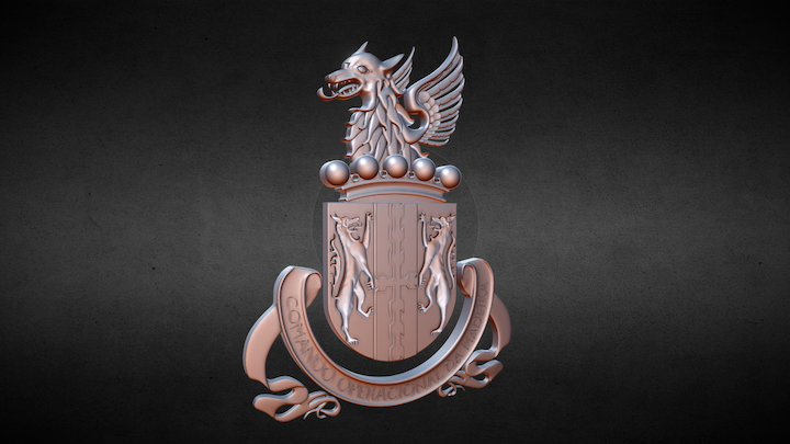 Brasão COM 3D Model