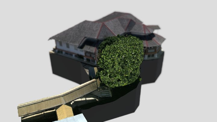 Bumbungan Dua Belas (House of Twelve Roofs) 3D Model