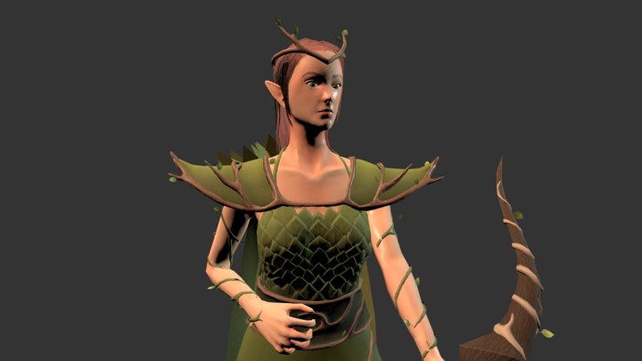 Elf - Mixed Tier 3D Model