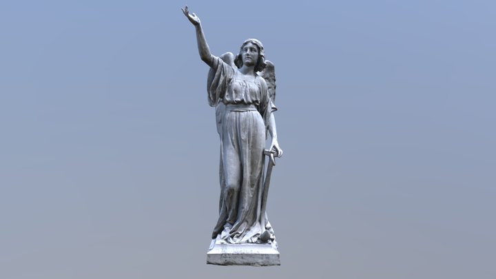 Angel Statue 150k 3D Model
