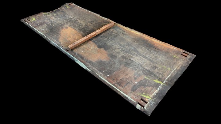Weather Timber Table top 1 (Scaniverse) – Free 3D Model STL